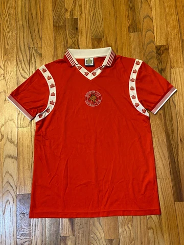 Leicester City Football Club Replica Jersey Adult Small Admiral Retro Red Shirt Cover