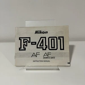 Nikon F-401s AF Camera Original Instructions Manual, English - Picture 1 of 6