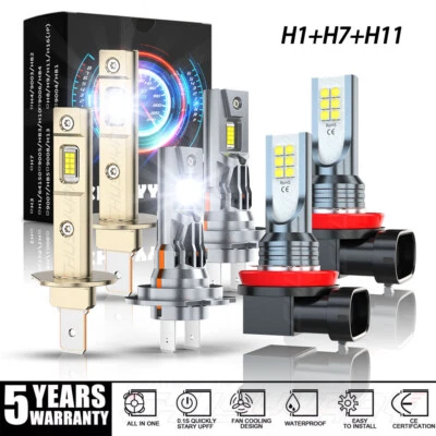 Kit de faros LED de haz alto bajo + bombillas antiniebla para Peugeot Traveller 2018-2019 Foto 1 de 4