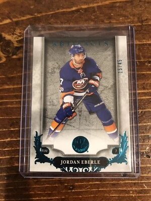 2018-19 ARTIFACTS SP AQUA PARALLEL INSERT #/45 JORDAN EBERLE NEW YORK ISLANDERS - Image 1 of 2