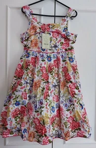 Monsun Mädchen Elodie Blumenmusterkleid Größe 11 Jahre - Bild 1 von 9