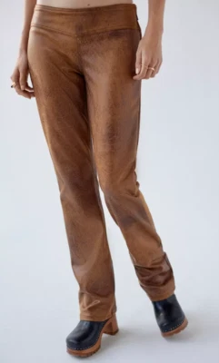 Pantalón Urban Outfitters UO Western Imitación Gamuza Micro-Bootcut - Talla 12 - Nuevo con Etiquetas - $89 Foto 1 de 2