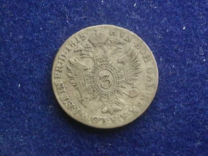 Groschen ( 3 Kreuzer ) 1815 V Venedig  Franz I. Österreich  W/18/1081 - Picture 1 of 2