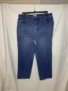 Kim Rogers Denim Jeans Women’s 18W High Rise Straight Medium Wash Mom - Picture 1 of 13