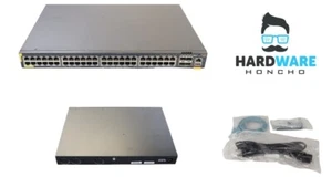 Interruptor HPE Aruba JL727A 6200F 48G Clase 4 PoE 4SFP+ 370W - ¡Envío rápido y gratuito! - Imagen 1 de 6