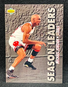 Michael Jordan 1993-94 Upper Deck Basketball Season Leader #171 Chicago Bulls - Bild 1 von 2