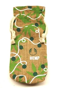 Hemp Drawstring Pouch Bag Tote The Body Shop reusable recycle natural 100% hemp - Picture 1 of 11