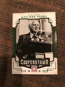 2015 Panini Cooperstown Green GAYLORD PERRY #/10