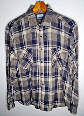 Vintage Fieldmaster Wool Plaid Button Down Shirt Mens Large Multicolor - Image 1 of 3