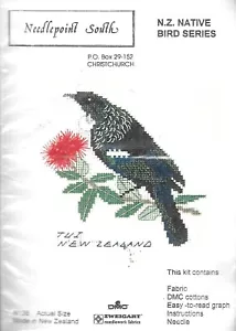 Needlepoint South #N138 N Z Bird Serie - Tui - Kreuzstich-Set - Neu in Verpackung - Bild 1 von 2