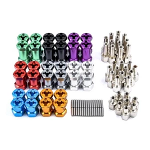 4Pcs 15/20/25mm Wheel Hex Hub Adapter Extension For 1/10 RC Crawler Scx10 D90 TF - Picture 1 of 20