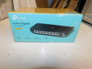 TP-LINK TL-SG1008D 8-PORTOWY GIGABITOWY KOMPUTER STACJONARNY PRZEŁĄCZNIK SIECIOWY ETHERNET NOWY-ZAPIECZĘTOWANY - Zdjęcie 1 z 6