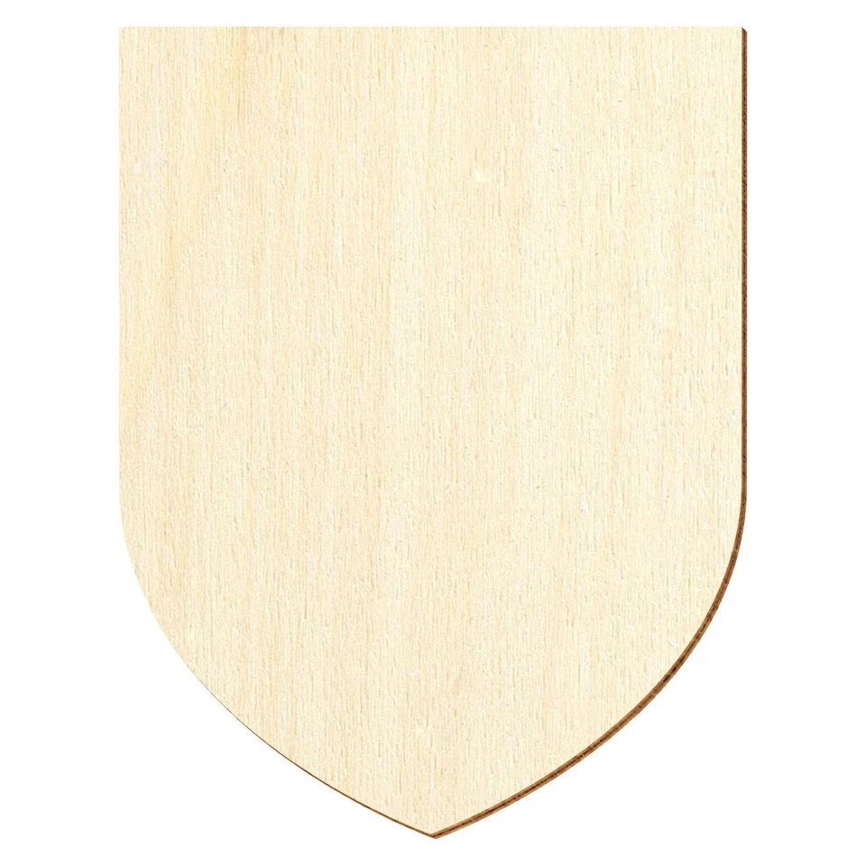 Holz Wappen Wappenschild 7 - Deko Basteln 3-50cm - Bild 1 von 1
