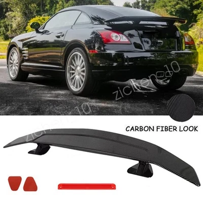 For Chrysler Crossfire 46" Carbon Style GT-Style Rear Trunk Spoiler Wing Racing - Image 1 of 4