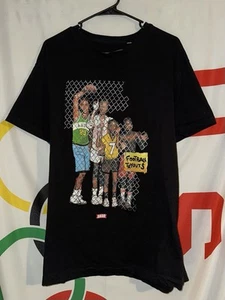 Akoo T Shirt Mens 2XL Black Football Tryouts Graphic Tee Cotton Casual - Picture 1 of 5
