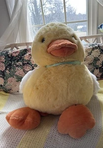 Vtg FAO Schwarz Duck Giant Plush Jumbo Limited Ed 43 Inches Rare Easter - Picture 1 of 20