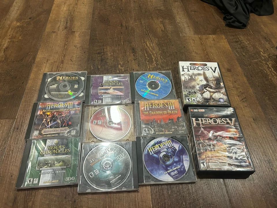 heroes of might and magic Large Lot Of Used Games. - Image 1 of 1