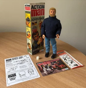 1978 Vintage Palitoy Action Man Eagle Eyes - ADVENTURER - BOXED with Paperwork - Picture 1 of 24