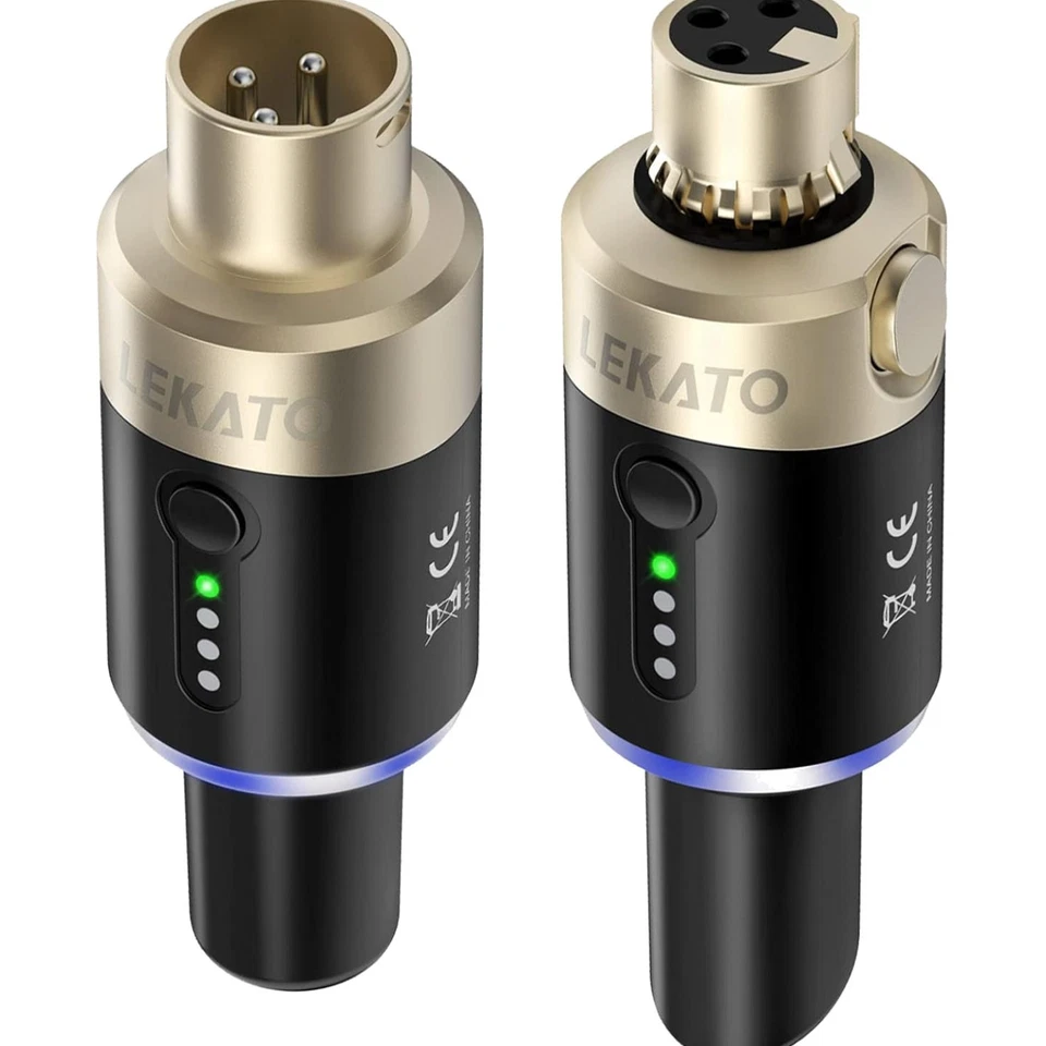 Wireless Mikrofon System 5,8 GHz XLR Sender Empfänger für dynamisches Mic PA - Bild 1 von 4