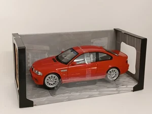 BMW E46 M3 Coupe Rouge 2000 1/18 Solido S1806594 - Foto 1 di 3