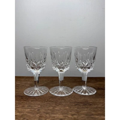Lot of 2 Waterford Ireland Crystal 3,1/2"LISMORE LIQUEUR SHOTGLASSES #2 - Image 1 of 4
