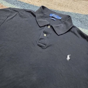 Polo Ralph Lauren Pima Soft Touch Polo Shirt Men’s XL Black Short Sleeve Classic - Picture 1 of 6