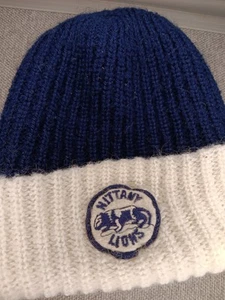 Vintage Penn State Nittany Lions NCAA Cuff Knit Hat Navy White - Picture 1 of 4