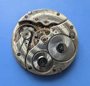 VINTAGE 16 SIZE KEYSTONE HOWARD SERIES 3 MODEL 1905 POCKET WATCH PARTS - Picture 1 of 25
