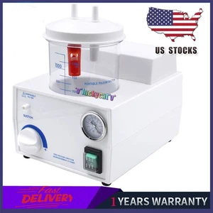 FDA CE Dental Electric Portable Medical Emergency Vacuum Phlegm Suction Unit - Picture 1 of 10