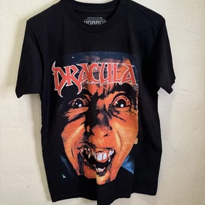 Horror Line "Dracula" Black Graphic Men’s T-Shirt Size Medium NWOT - Picture 1 of 4