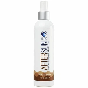 Suero corporal AfterSun, de Olita - Fragancia fresca de coco, 8 oz, aceite corporal hidratante - Imagen 1 de 6