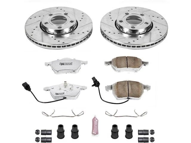 Kit Pastilla Freno Delantera y Rotor Para 05 Audi A4 1.8L 4 Cyl Cabriolet JW57Q7 Foto 1 de 1