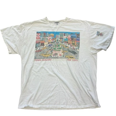 Colección de camisetas vintage de los 90 Time Square New York Art de Pat Singer talla XXL Foto 1 de 4