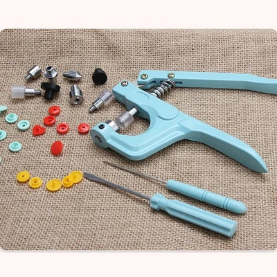 1-300 Pcs Plastic & Metal Snap Buttons W/ Snaps Pliers For Sewing & Crafting - Image 1 of 4