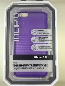 New OEM Incipio Rival Slim Transparent Case for Apple iPhone 6+/6s Plus Purple ! - Picture 1 of 8