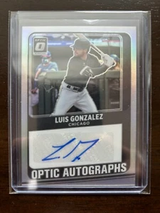 2021 Panini Donruss Optic Autograph Luis Gonzalez Prizm #OA-LG Auto RC Rookie - Picture 1 of 2