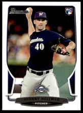 2013 Bowman Draft Picks & Prospects 23 Johnny Hellweg Brewers  RC Baseball Card