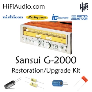 Sansui G2000 rebuild restoration recap upgrade kit repair capacitor - Picture 1 of 6