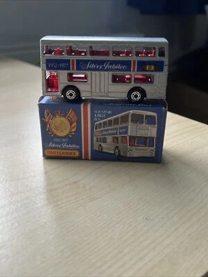Sb73- Matchbox Londoner Daimler Bus Silver Jubilee & Boxed 1952 - 1977 - Image 1 of 4