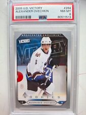 2005 UD Victory #264 Alexander Ovechkin Rookie Card RC PSA 8 NM-MT