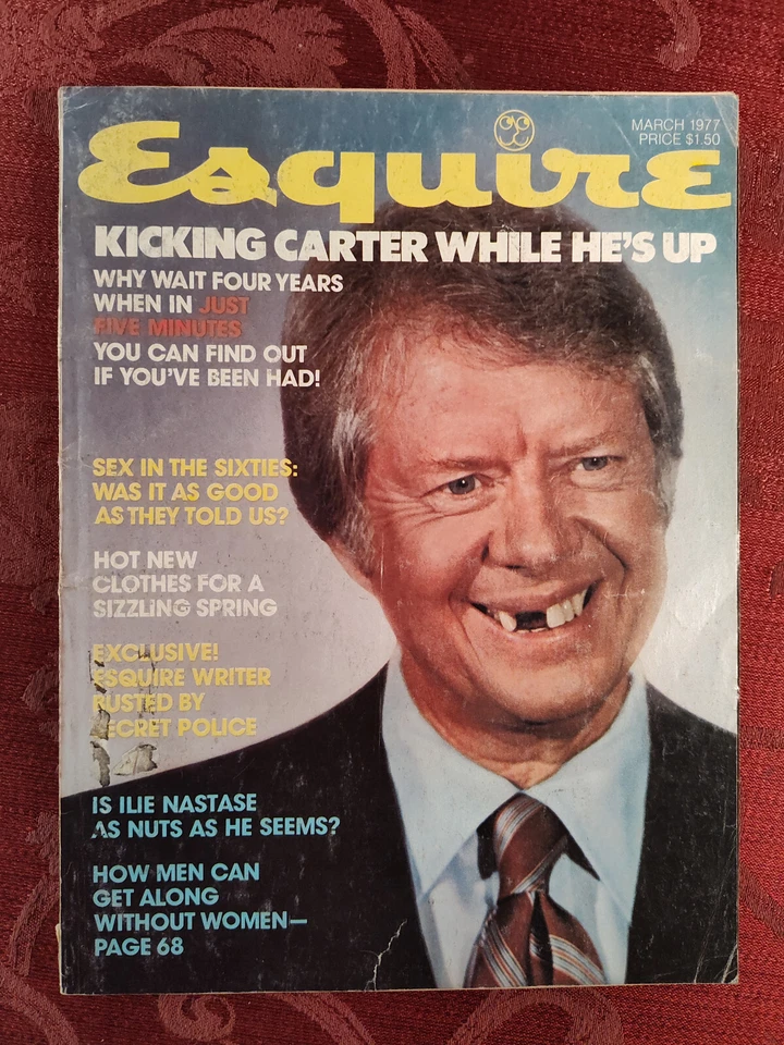 ESQUIRE March 1977 Twiggy Tammy Wynette Loretta Lynn Dolly Parton Sara Davidson Foto 1 de 1