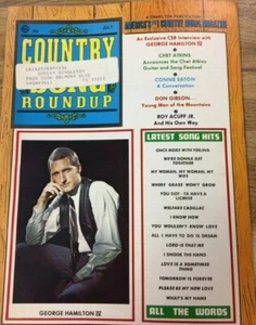 MUSIC MAGAZINE COUNTRY SONG ROUNDUP George Hamilton Lot 115 - Picture 1 of 3