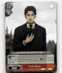 Weiss Schwarz - Artur Braus - Attack On Titan: Final Season - Picture 1 of 1