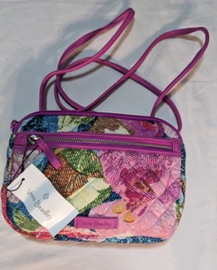 Vera Bradley Superbloom Iconic RFID Little Hipster Crossbody Purse Bag NWT - Picture 1 of 10