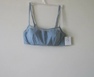 Bandeau de microfibra con aros Calvin Klein F3757 32B, 32C, 34B, 34C, 36D $40 nuevo con etiquetas Foto 1 de 2