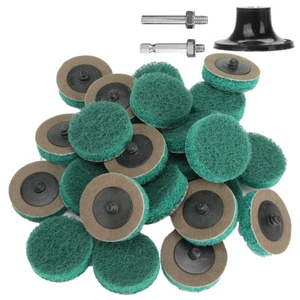 20Pcs 2" Nylon Roll Lock Quick Change Sanding Discs for Surface Polishing Set - Picture 1 of 8