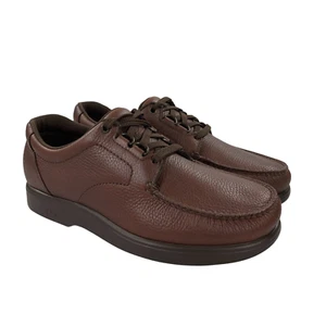 SAS Bout Time Walking Shoes Mens 12.5 WW Tripad Lace Up Moccasin Mulch Brown NEW - Picture 1 of 9
