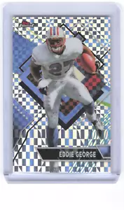 2023 Topps Composite Eddie George Finest Checkerboard Refractor - Picture 1 of 2