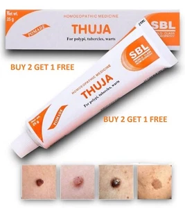 SBL Thuja Homeopathic Cream 25g Ointment Buy 2 Get 1 Free - Picture 1 of 9