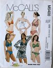McCalls 5400 Misses Two Piece Bathing Suit Cover-Up Sewing Pattern Sz 4-12
